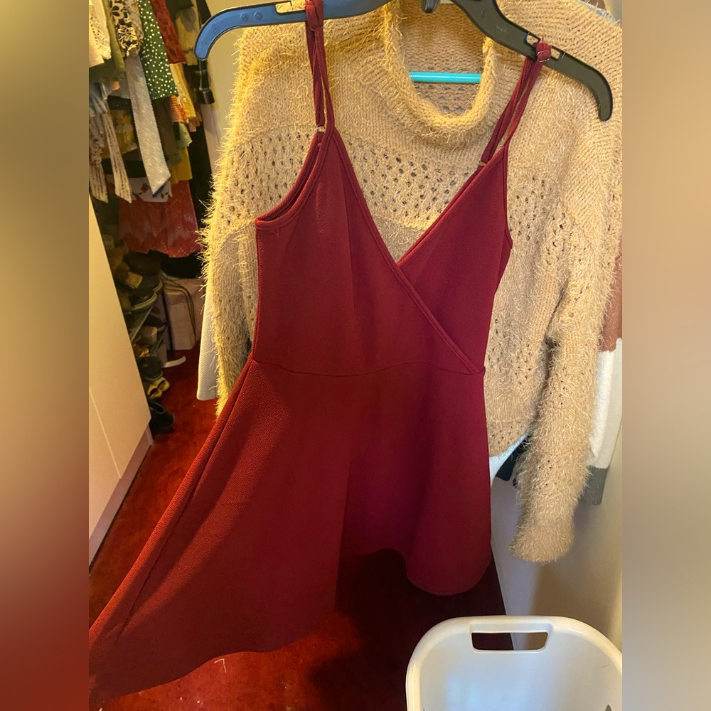 Maroon dress